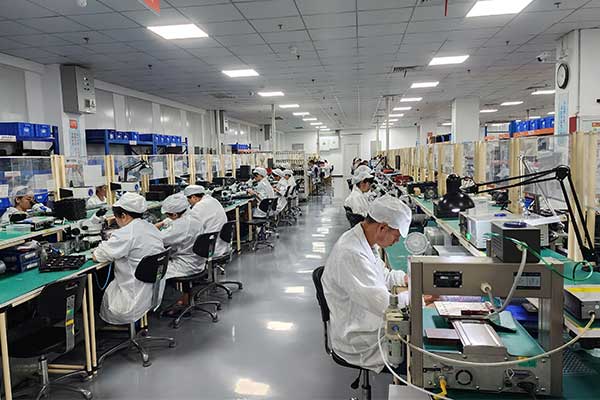 hearing aid production line